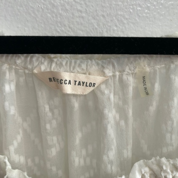 Rebecca Taylor Zig Zag Off Shoulder Top - Picture 2 of 4